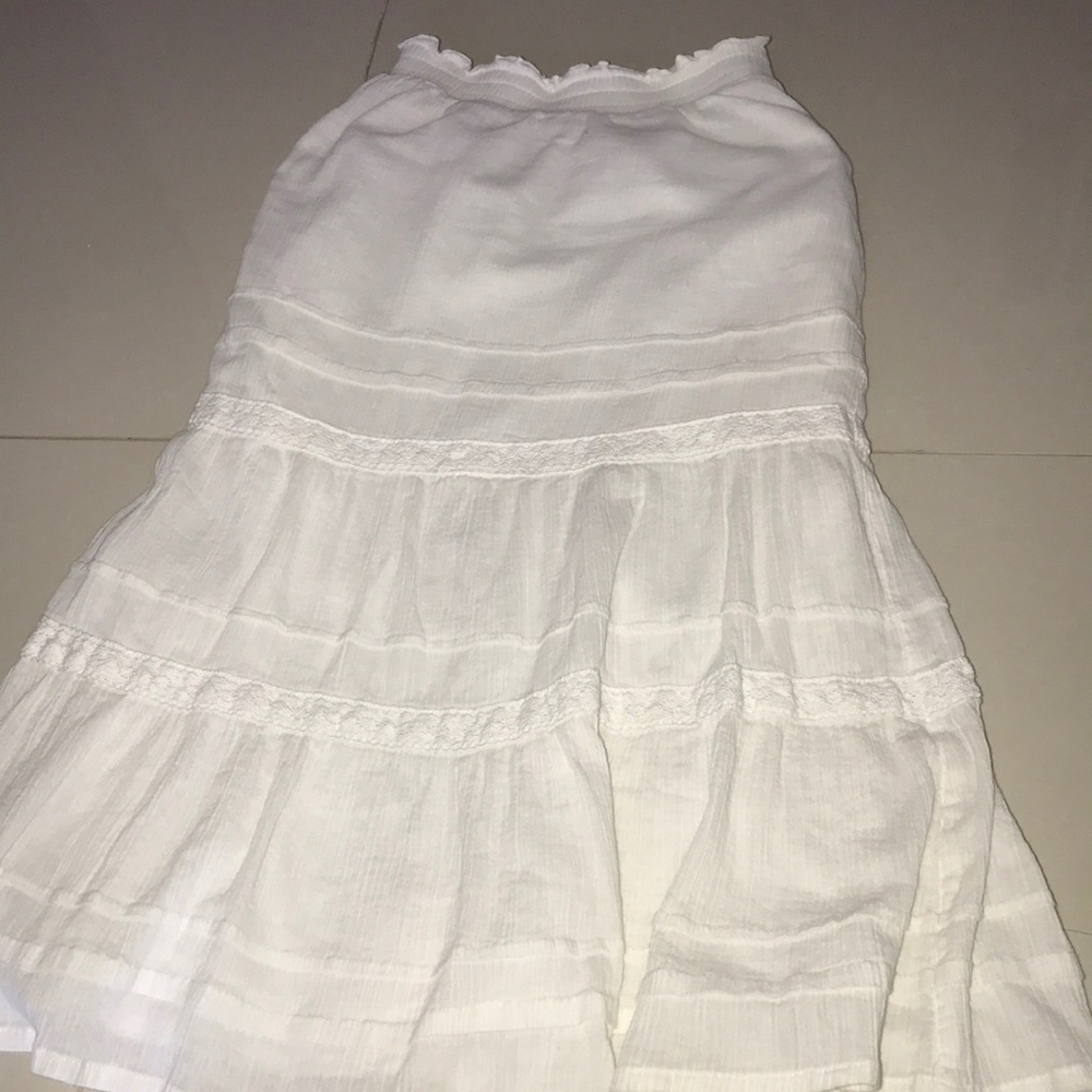 White skirt